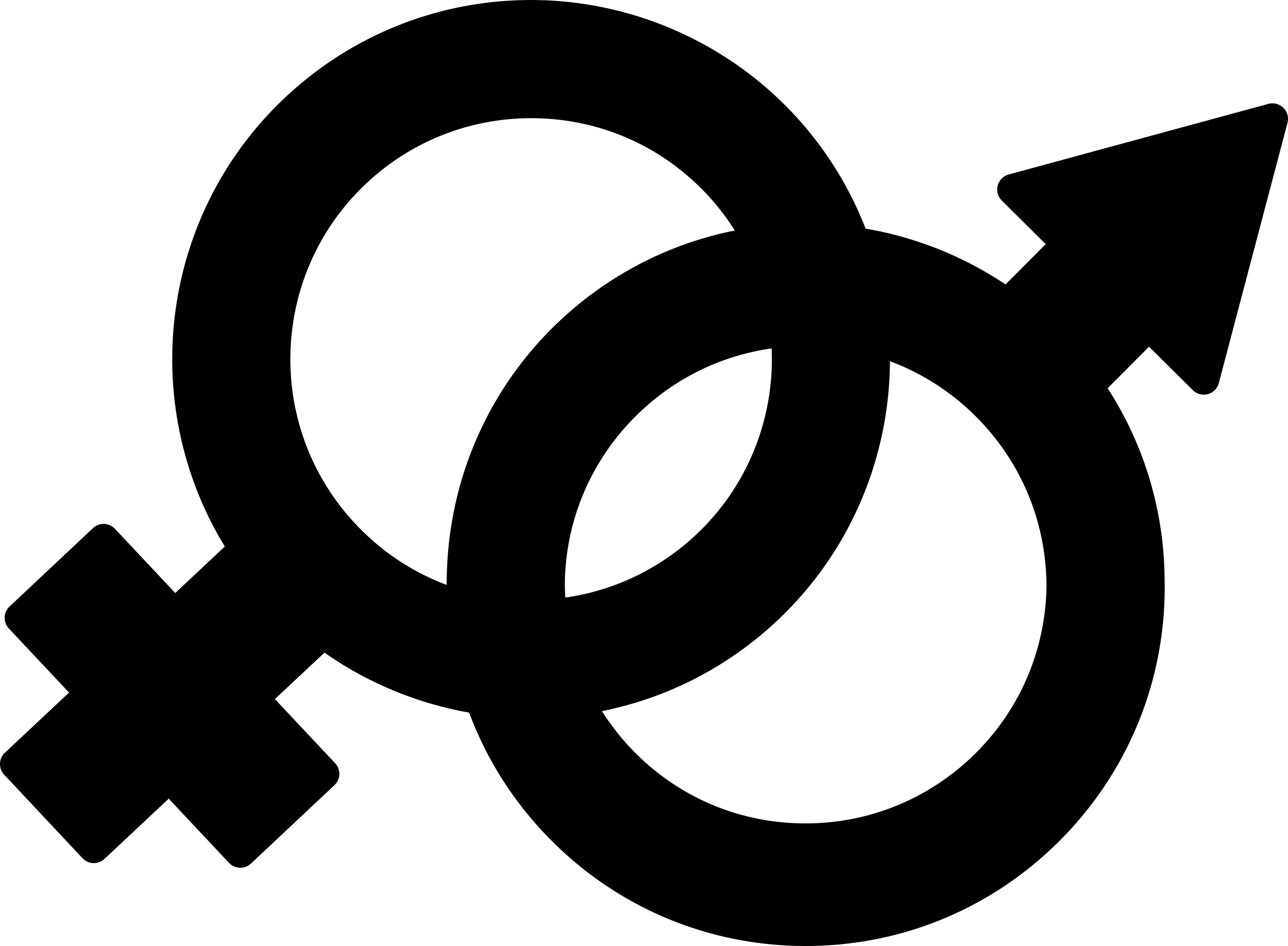 Genders Symbol Svg Line Art Free Vectors